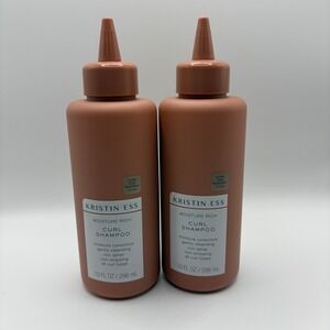 Kristin Ess Moisture Rich CURL SHAMPOO Gently Cleansing 10- oz all curl types x2
